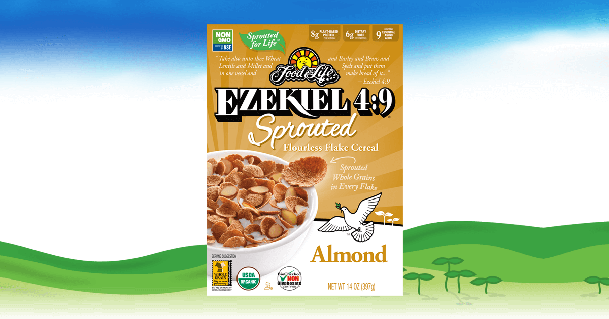 Ezekiel 49 Almond Flake Cereal Food For Life Healthy Cereal